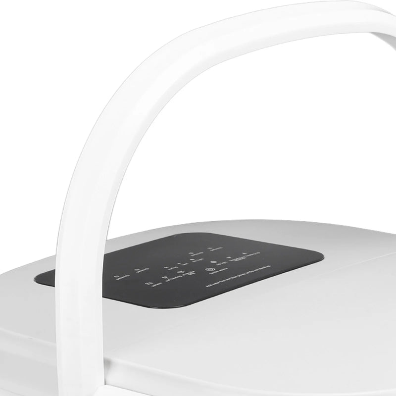 Foot Massager Spa Soaker Foot Soak Tub Smart Foldable 420W 8L Large Capacity Heating Foot Massager Spa Soaker with 8 Set Rollers - PrimeandBeauty