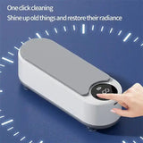Portable Household Cleaning Machine, 450ml Clean Pod Ultrasonic Cleaner, Jewelry Cleaner Machine for Ring, Glasses, Makeup Brush - PrimeandBeauty