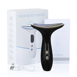 Emeka Neck Beauty Device EMS Microcurrent Chin Facial Lifting LED Firming Rejuvenation Anti Wrinkle Skin Care Face Massager