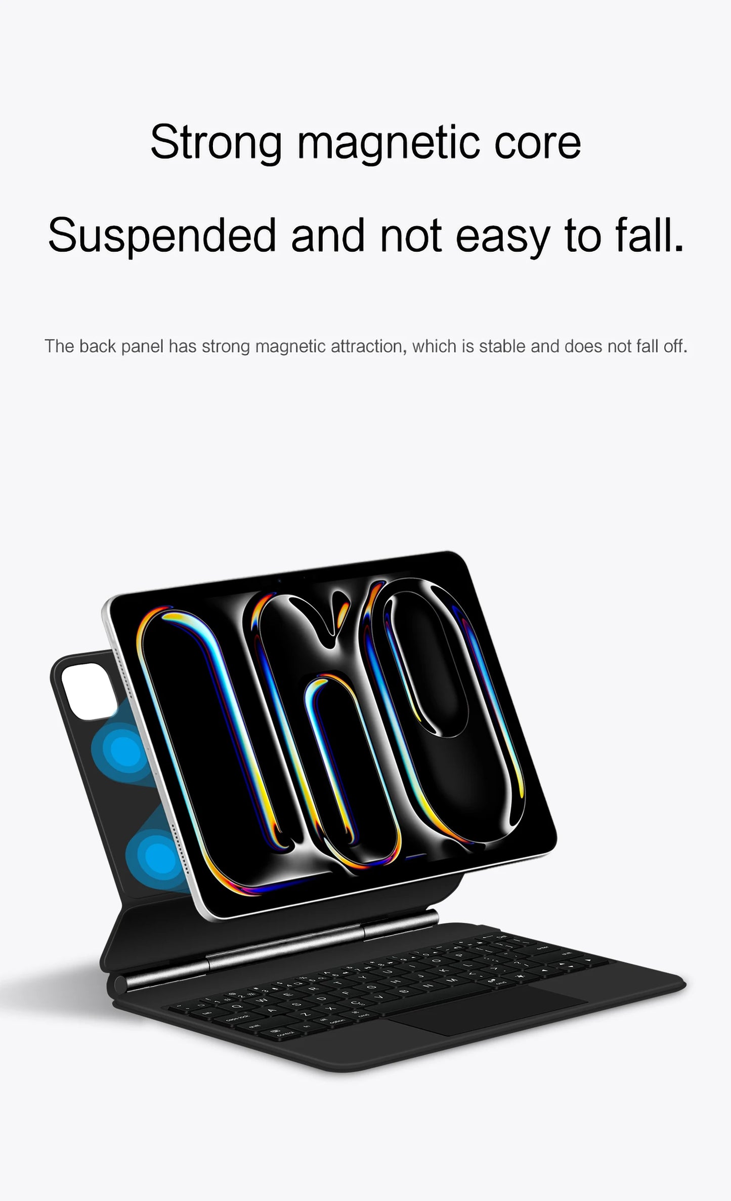 Magic Keyboard for iPad Air 11 Inch 13 M2 3rd Air 5th 4th 10.9" M4 Pro 11/12.9 6th Smart Cover Case Folio Multi-touch Backlight