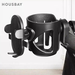 Cup Holder For Stroller Phone Support Outing Travel Universal Pram Kids Bicycle Baby Stroller Accessories Anti-Slip Design 1Pc - PrimeandBeauty