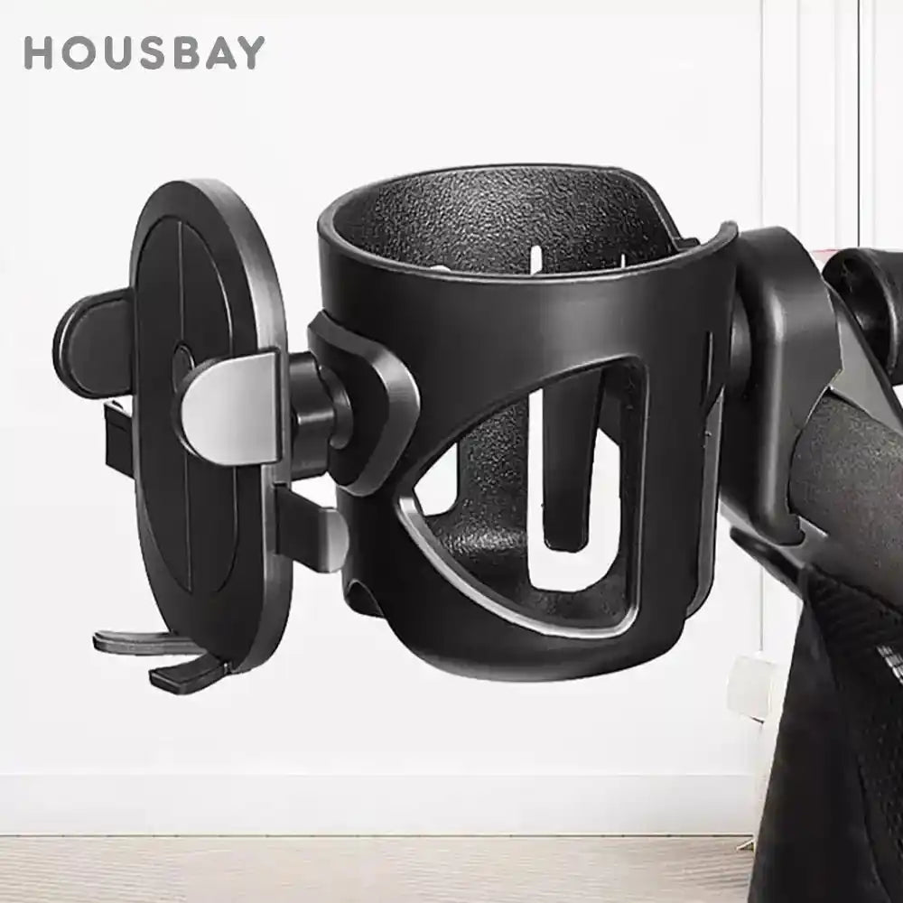 Cup Holder For Stroller Phone Support Outing Travel Universal Pram Kids Bicycle Baby Stroller Accessories Anti-Slip Design 1Pc - PrimeandBeauty
