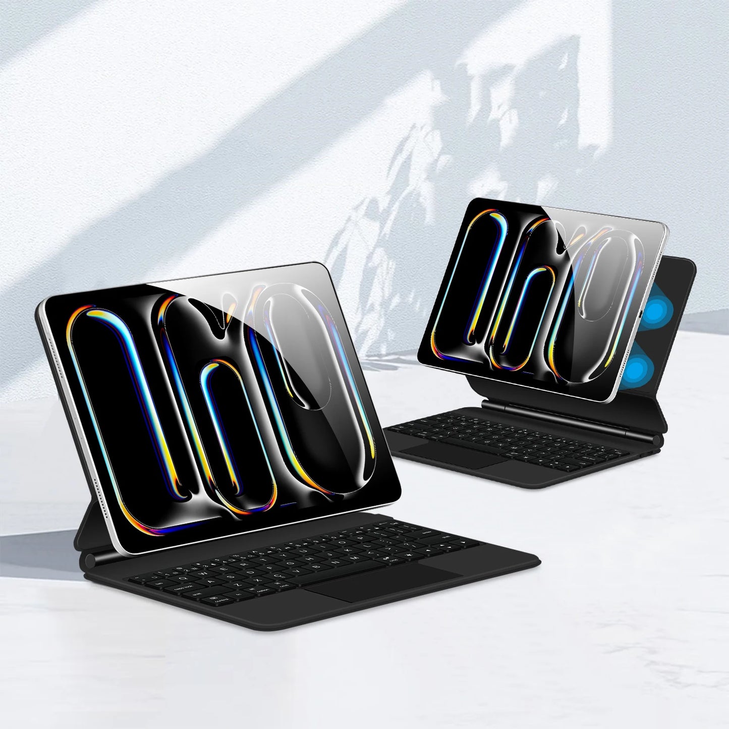 Magic Keyboard for iPad Air 11 Inch 13 M2 3rd Air 5th 4th 10.9" M4 Pro 11/12.9 6th Smart Cover Case Folio Multi-touch Backlight