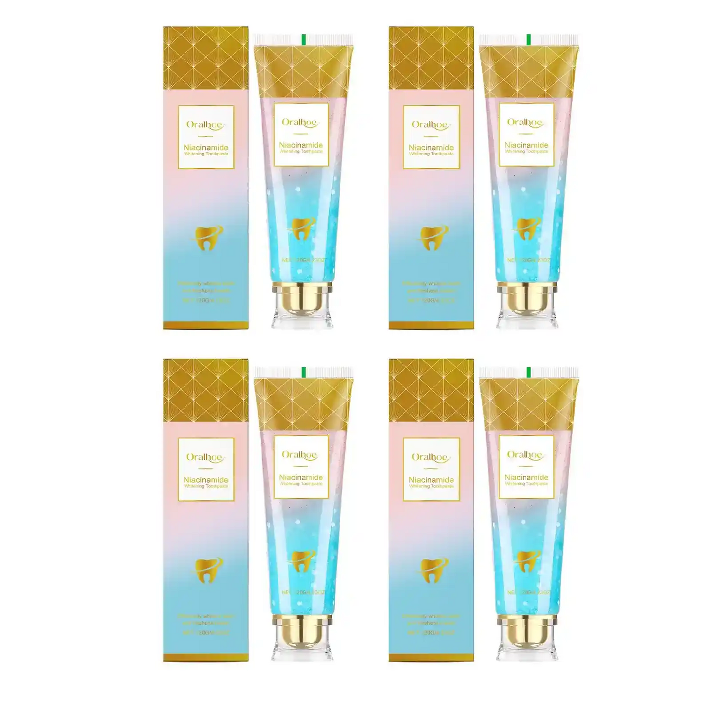 Niacinamide Whitening Toothpaste Remove Yellow Teeth Smoke Stains Improve Oral Smell Breath Fresh Tooth Bleaching Care Product - PrimeandBeauty
