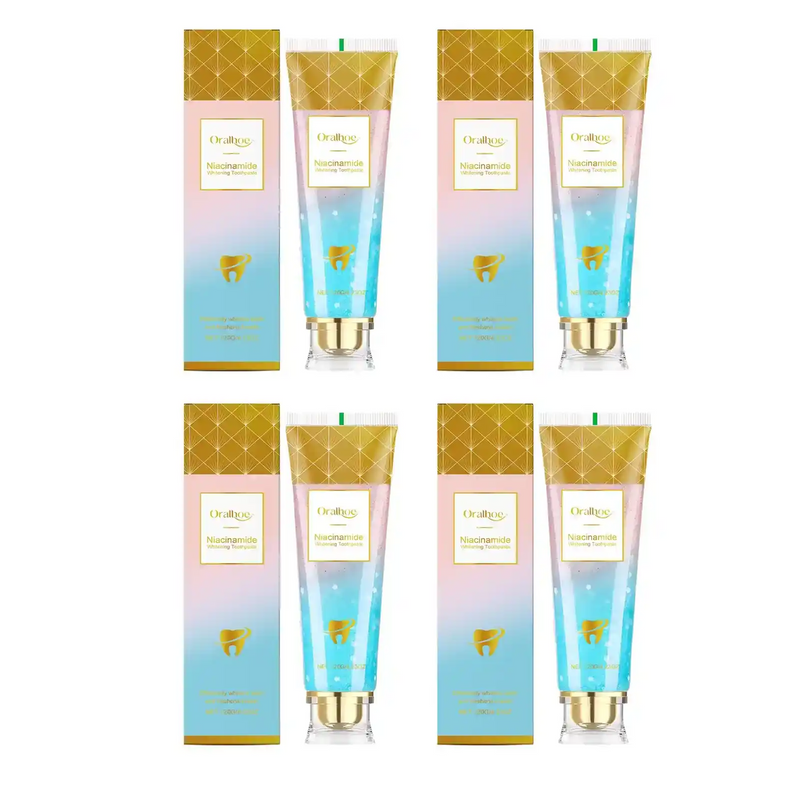 Niacinamide Whitening Toothpaste Remove Yellow Teeth Smoke Stains Improve Oral Smell Breath Fresh Tooth Bleaching Care Product - PrimeandBeauty