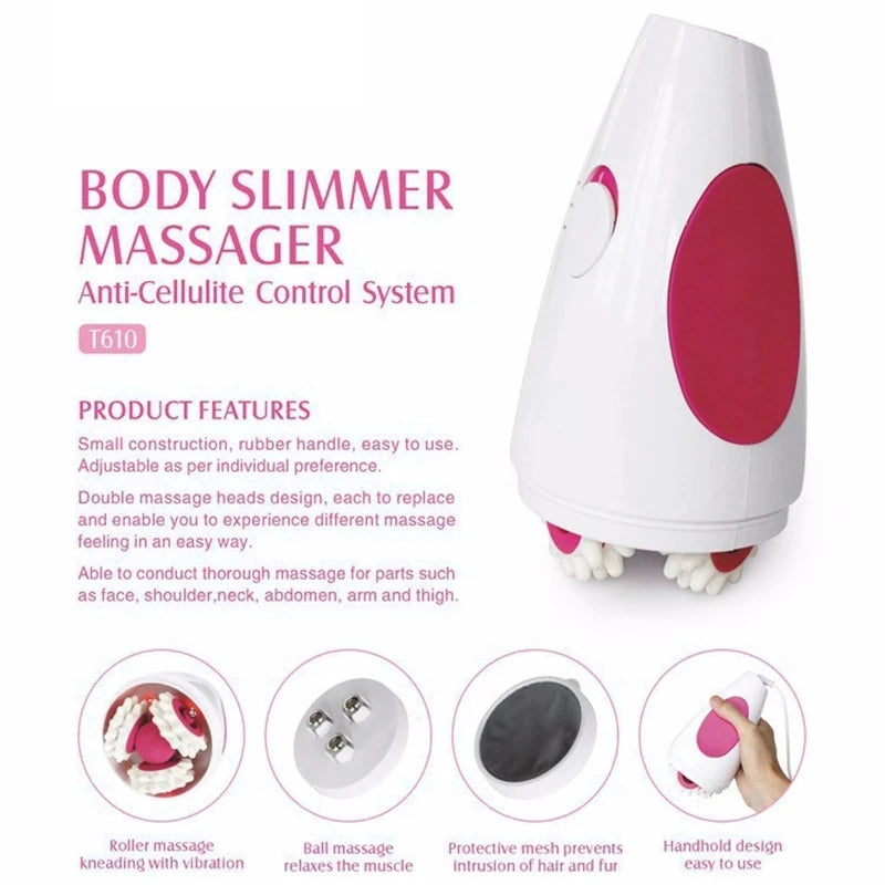 Anti-Cellulite Massager Infrared Electric Body Slimming&Relaxing Muscle 3D Roller Device Weight Loss Fat Remove Roller Massager - PrimeandBeauty
