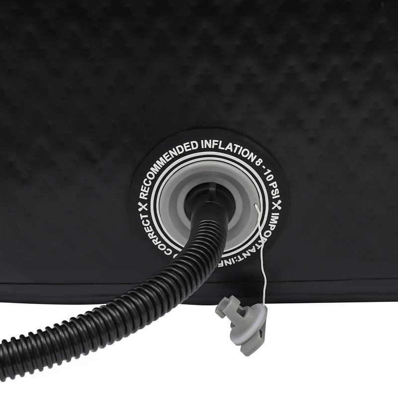 Large 370 Litre Ice Bath Inflatable Cold Water Therapy Tub Compact Immersion Tray - PrimeandBeauty