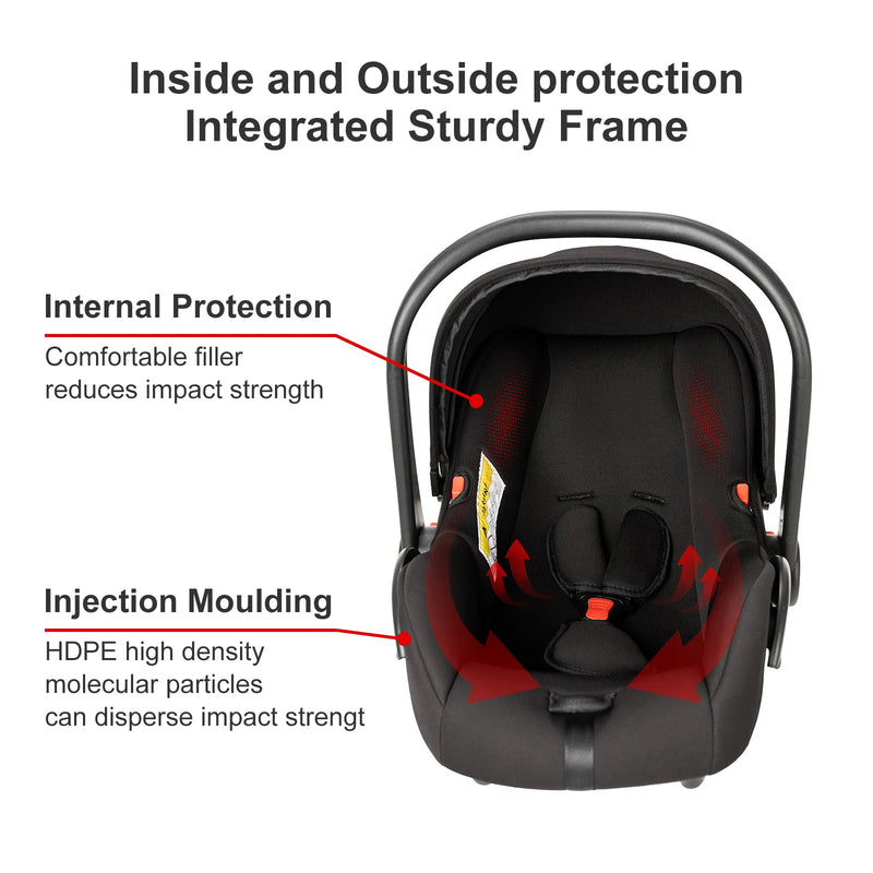 High quality newborn Lightweight  Baby Stroller  Folding Cart  Comfort Baby Stroller 3 in 1 Child Safety Seat With ISOfix - PrimeandBeauty