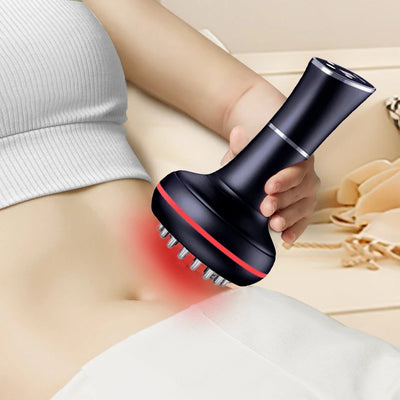 Household electric meridian brush leg abdomen shoulder and neck massager scraping instrument relax the muscles of the whole body - PrimeandBeauty