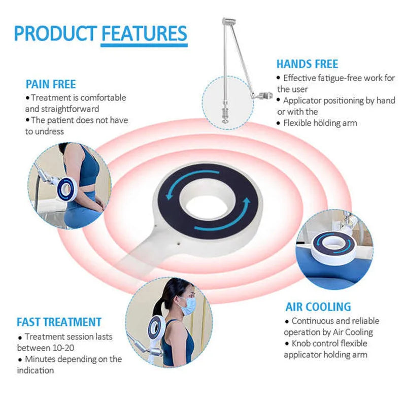 A Professional Non-Invasive Beauty Device For Relieving Body Pain And Muscle Relaxation Through Magnetic Therapy And Massage - PrimeandBeauty
