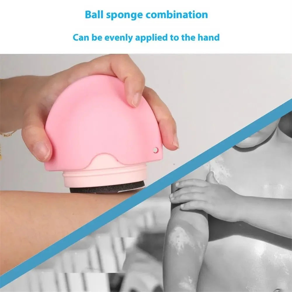 Silicone Suncream Roller Applicator Refillable Oval Isolation Lotion Cream Bottles Stitching Color Sunscreen Lotion Applicator - PrimeandBeauty
