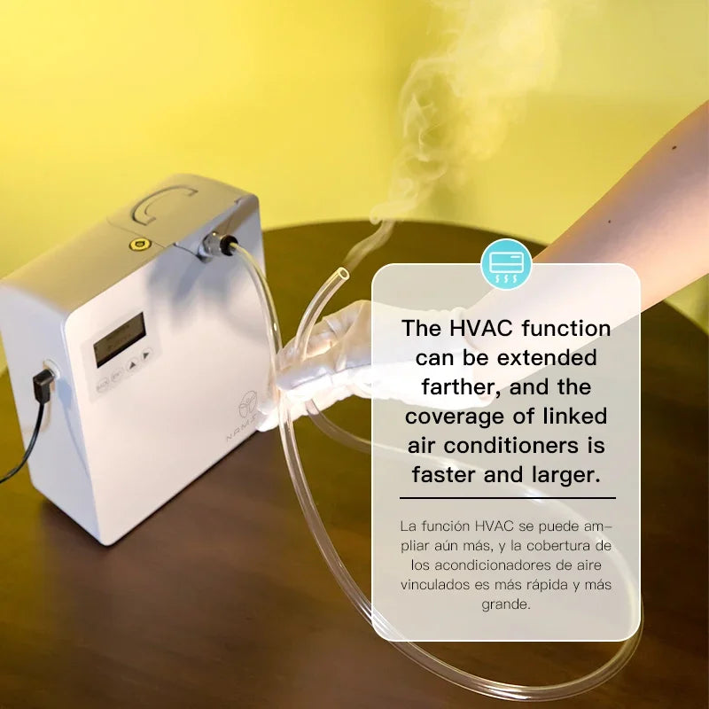 Aroma Diffuser Home Air Fresheners Sprayer Aromatherapy Scent Smart diffuser machine hvac Essential Oils Machine Oil Diffuser - PrimeandBeauty