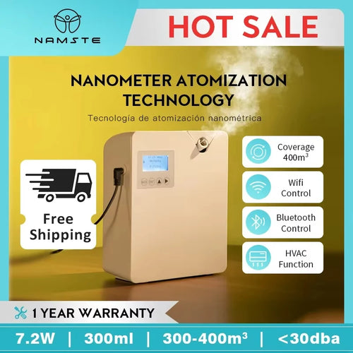 Aroma Diffuser Home Air Fresheners Sprayer Aromatherapy Scent Smart diffuser machine hvac Essential Oils Machine Oil Diffuser - PrimeandBeauty