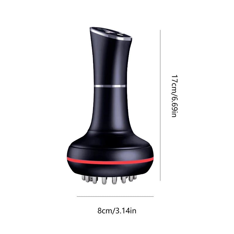 Household electric meridian brush leg abdomen shoulder and neck massager scraping instrument relax the muscles of the whole body - PrimeandBeauty