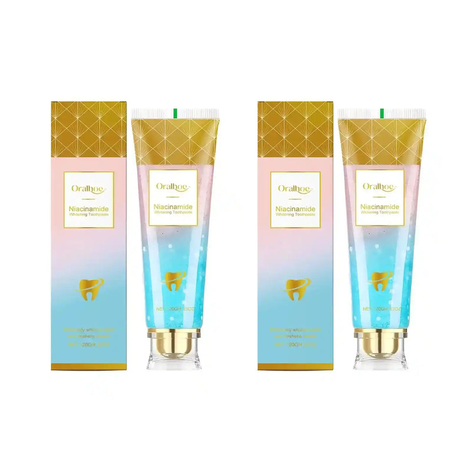 Niacinamide Whitening Toothpaste Remove Yellow Teeth Smoke Stains Improve Oral Smell Breath Fresh Tooth Bleaching Care Product - PrimeandBeauty