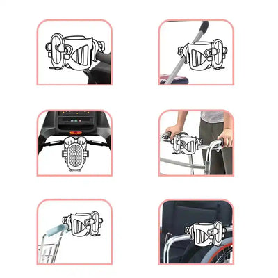 Cup Holder For Stroller Phone Support Outing Travel Universal Pram Kids Bicycle Baby Stroller Accessories Anti-Slip Design 1Pc - PrimeandBeauty