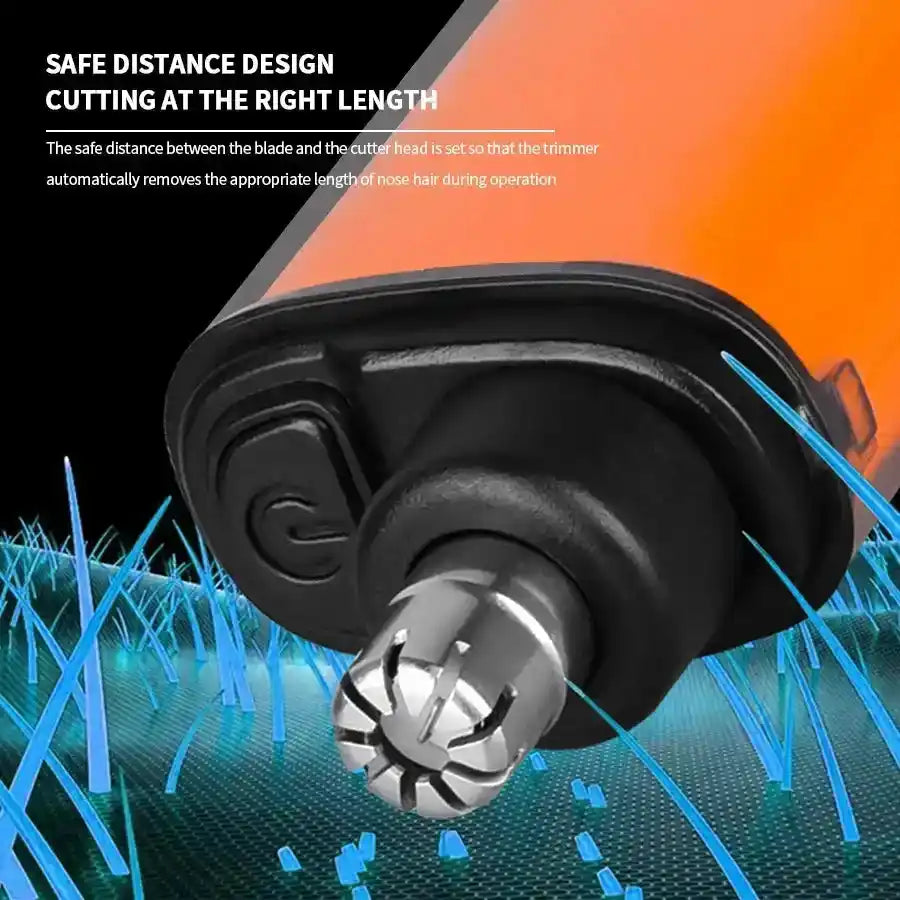 2 In 1 Electric Portable Ear And Nose Hair Trimmer Clipper 2024 Professional Painless Portable Eyebrow For Men - PrimeandBeauty