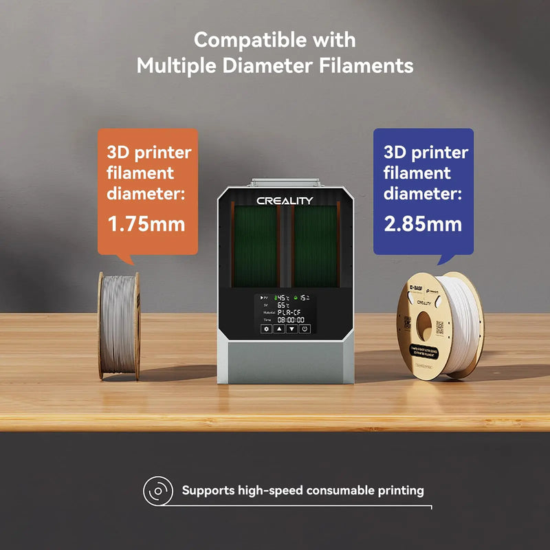 Creality Space Pi Filament Dryer Plus Drying Box Upgraded Two Rolls Drying Dehydrator for 2KG Filament 360° Hot-air heating - PrimeandBeauty