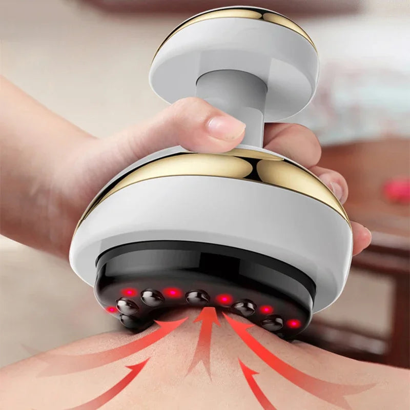 Electric Massage Meridian Brush Universal Body Dredging Cupping Scraping Instrument  Abdominal And Back Massager For Home - PrimeandBeauty