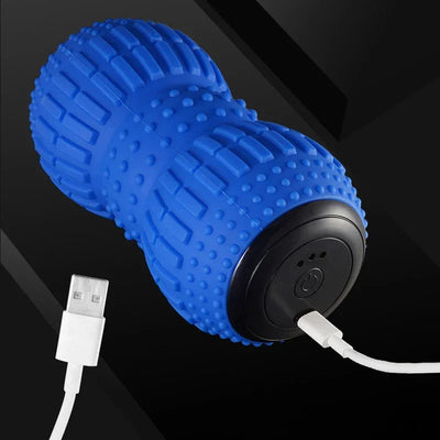 Yoga Fascia Ball Electric Peanut Ball USB Rechargeable Massage Ball Leg Muscle Relaxer Shoulder Neck Waist Massage Muscle Relax - PrimeandBeauty