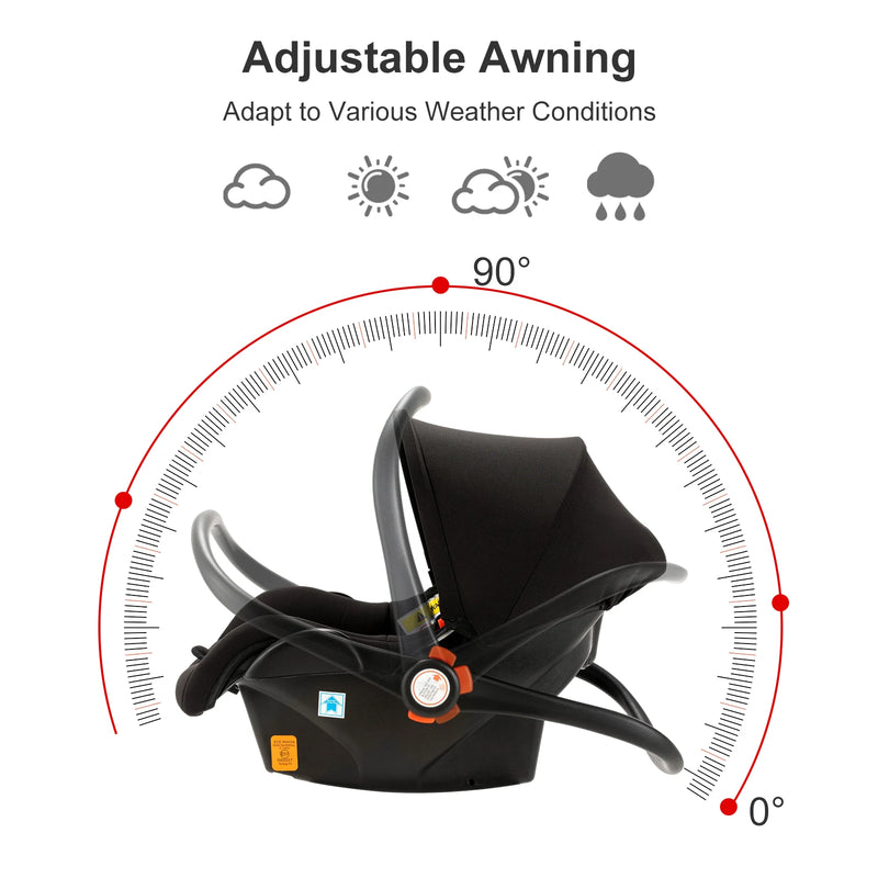 High quality newborn Lightweight  Baby Stroller  Folding Cart  Comfort Baby Stroller 3 in 1 Child Safety Seat With ISOfix - PrimeandBeauty