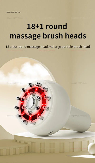 Abdominal & Back Massage Brush 2025