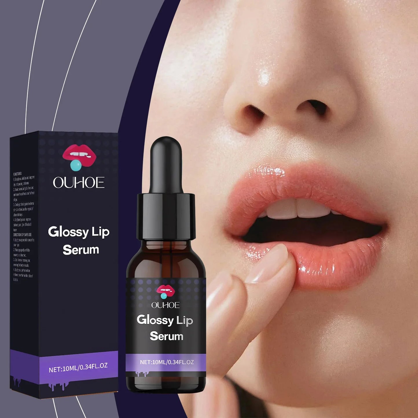 Instant Lip Plumping Essential Oil Nourishing Antiwrinkle Moisturising Sexy Lip Care Ultimate Plumping Lip Gloss Serum Cosmetics