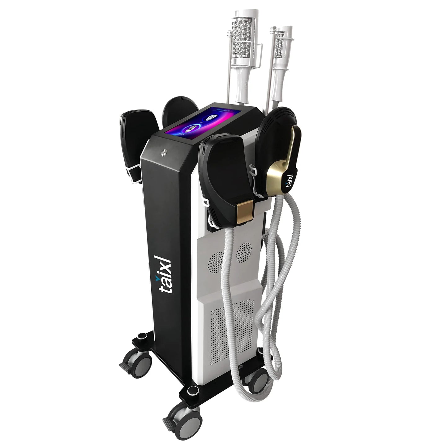 New EMS 2 in 1 Roller Massage Lose Weight Therapy 40K Compressive Micro vibration Vacuum 5D Body slimming Machine - PrimeandBeauty