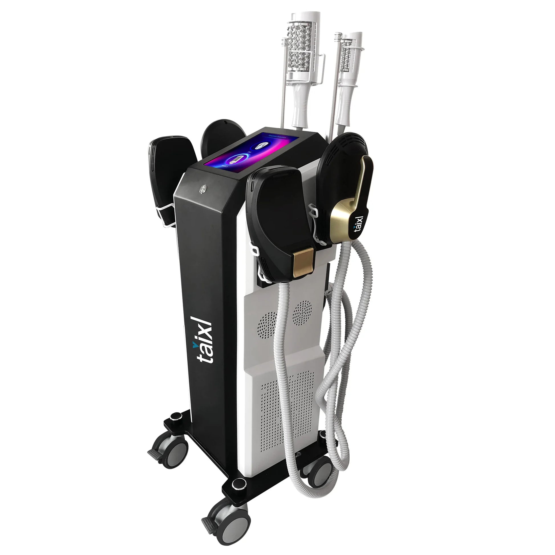 New EMS 2 in 1 Roller Massage Lose Weight Therapy 40K Compressive Micro vibration Vacuum 5D Body slimming Machine - PrimeandBeauty