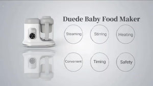 Youngsters Food Maker - Auto Cooking, One Button Control | Processor Steamer Puree Blender for Healthy Homemade Food, White - PrimeandBeauty