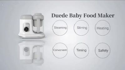 Youngsters Food Maker - Auto Cooking, One Button Control | Processor Steamer Puree Blender for Healthy Homemade Food, White - PrimeandBeauty