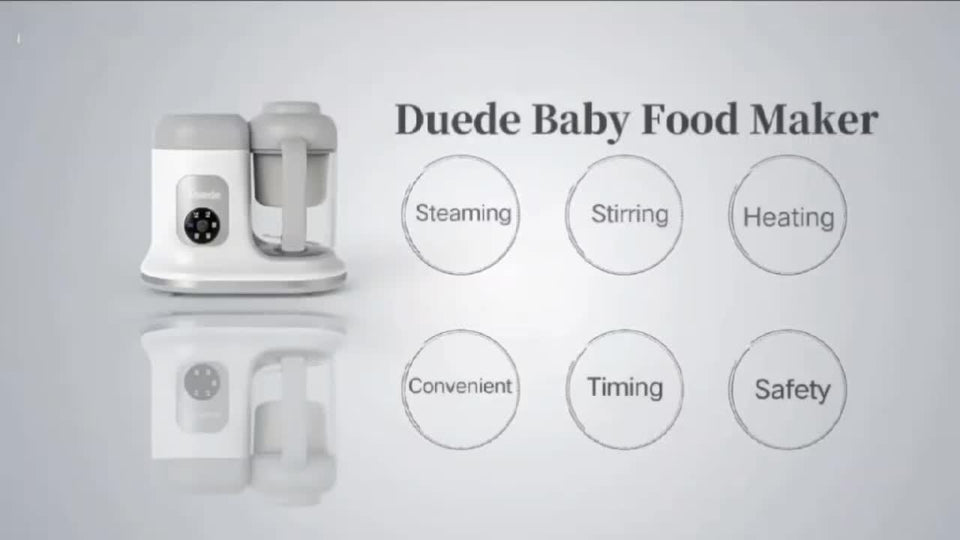 Youngsters Food Maker - Auto Cooking, One Button Control | Processor Steamer Puree Blender for Healthy Homemade Food, White - PrimeandBeauty