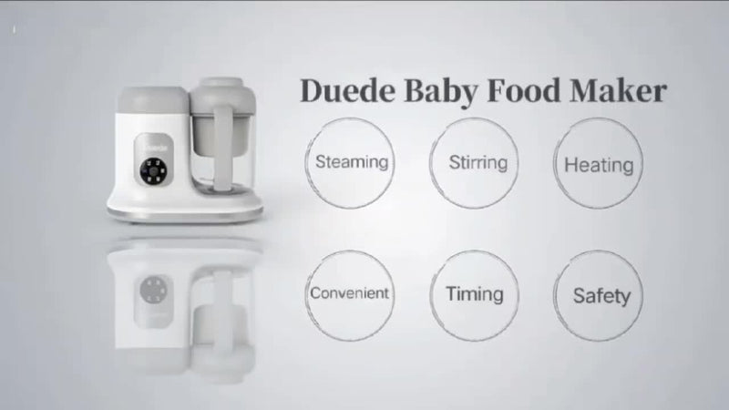 Youngsters Food Maker - Auto Cooking, One Button Control | Processor Steamer Puree Blender for Healthy Homemade Food, White - PrimeandBeauty