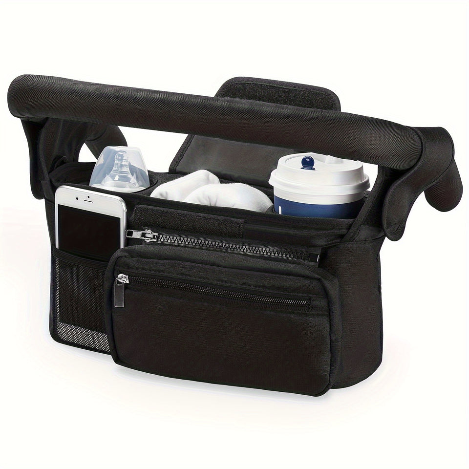 Multi-Compartment Stroller Storage Bag - PrimeandBeauty