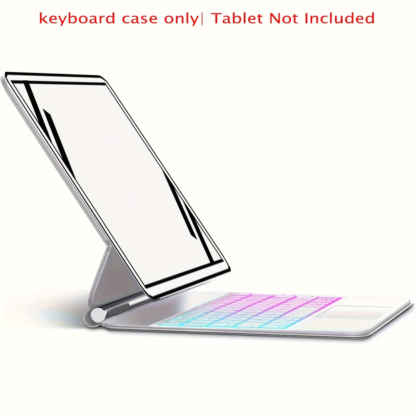 for iPad keyboard case iPad Air 11-inch (M2) 2024 and 11-inch iPad Pro (1st/2nd/3rd/4th Generation) - Magic-style magnetic keyboard case with multi-touch trackpad, compatible with 10.9-inch iPad Air 4th/5th Gen.