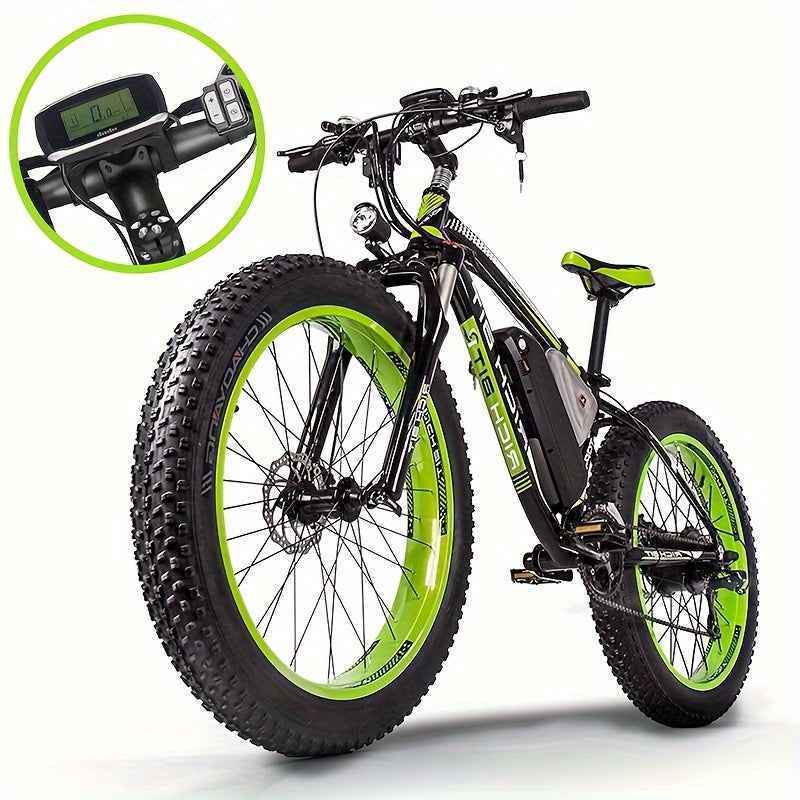 Electric Bike, 720W 26 Inch Fat Tire Mountain Ebike, 19 MPH 12.5AH 48V Battery Bicycle 7Speed Electric Dirt E Bikes, Mountain Bike, Halloween Gift - PrimeandBeauty