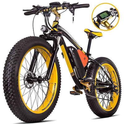 Electric Bike, 720W 26 Inch Fat Tire Mountain Ebike, 19 MPH 12.5AH 48V Battery Bicycle 7Speed Electric Dirt E Bikes, Mountain Bike, Halloween Gift - PrimeandBeauty